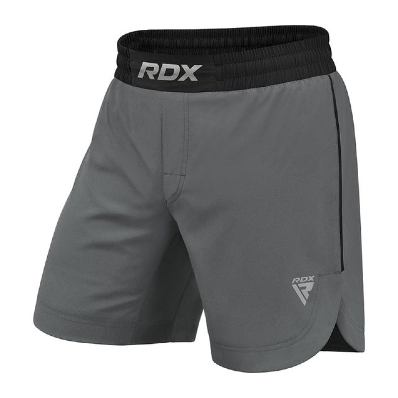 Шорти для MMA RDX T15 Grey (чоловічі), Розмір M, Поліестер, Спандекс, Сірий, для MMA, боксу, кікбоксингу, греплінгу, муай-тай