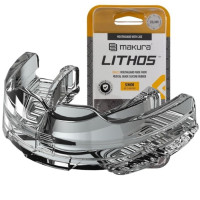 Капа MAKURA Lithos під брекети, Доросла (вік 11+) Clear, Посадка: готова до використання, не потребує кип'ятіння, Медичний силікон, Прозорий