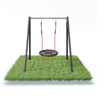 Каркас для дитячої гойдалки WCG 1 Elite 60х60 Play Frame + Гойдалка гніздо Elips WCG 108 х 83 см