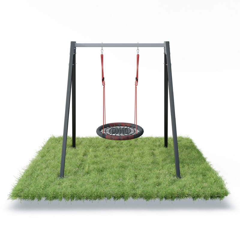 Каркас для дитячої гойдалки WCG 1 Elite 60х60 Play Frame + Гойдалка гніздо Elips WCG 108 х 83 см