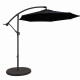 Садовый зонт регулируемый 3 м с наклоном Чёрный + чехол WCG