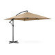 Зонт садовый регулируемый 2,5×2,5 м с наклоном Бежевый + чехол WCG