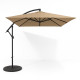 Зонт садовый регулируемый 2,5×2,5 м с наклоном Бежевый + чехол WCG
