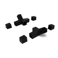 Комплект кронштейнів для гамака з брусів | Металеві з’єднувачі під брус 80×80 мм з опорною п’яткою