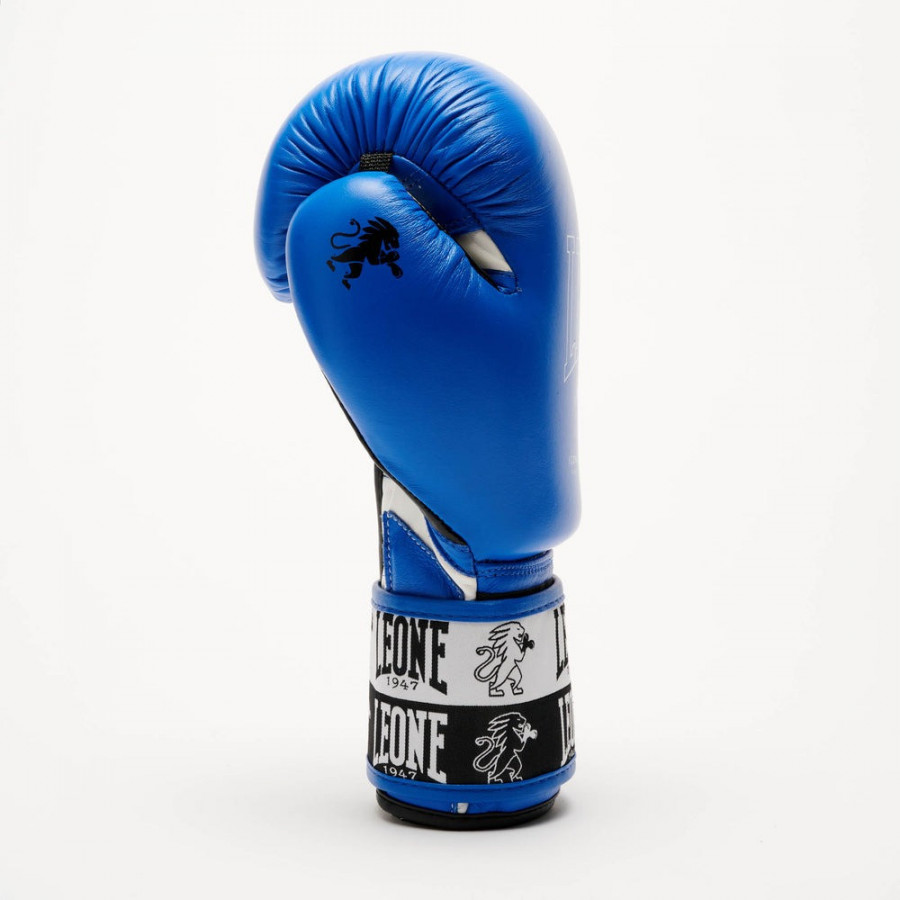 Боксерські рукавиці Leone GN208 ICONIC Blue 14 унцій (бинти 4 м. в комплекті)
