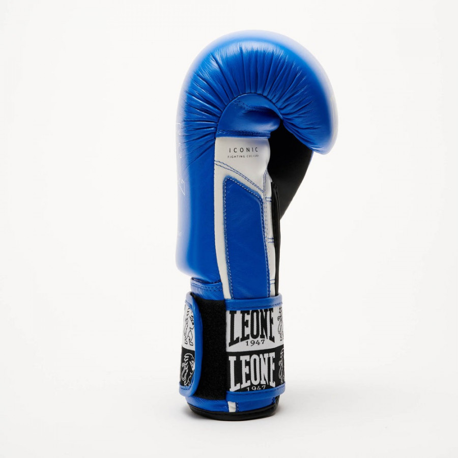 Боксерські рукавиці Leone GN208 ICONIC Blue 14 унцій (бинти 4 м. в комплекті)