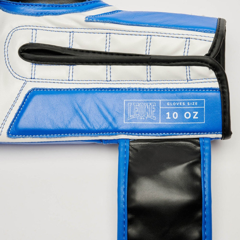Боксерські рукавиці Leone GN208 ICONIC Blue 14 унцій (бинти 4 м. в комплекті)