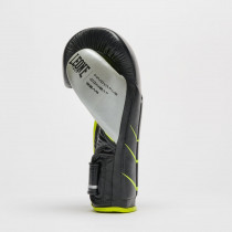 Боксерські рукавиці Leone GN110F REVO FLUO Black 14 унцій (бинти 4 м. в комплекті)