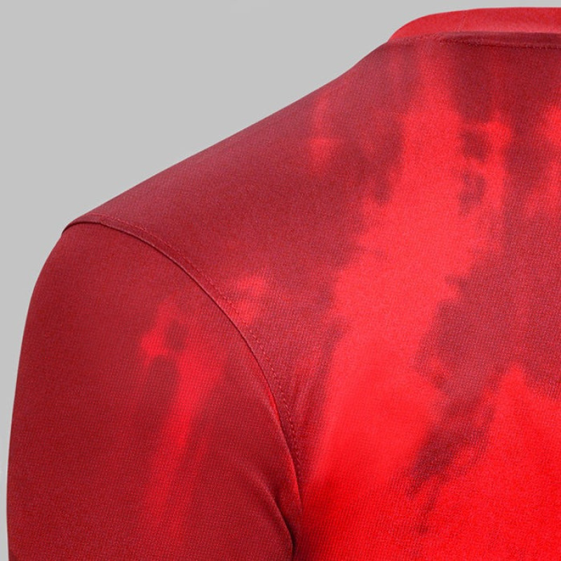 Спортивна футболка RDX WAKO T1 з короткими рукавами Red S