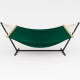 Монотонный гамак с планкой WISH изумрудный двухместный XXL 200х150 WCG