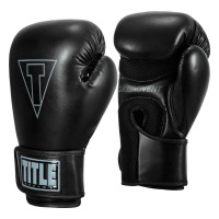 Боксерські рукавиці TITLE Boxing Vegan Gloves Black 8 oz