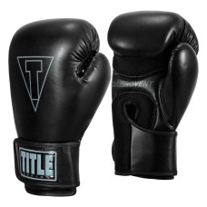Боксерські рукавиці TITLE Boxing Vegan Gloves Black 8 oz