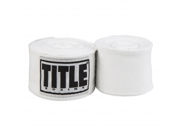 Бинти для боксу TITLE Boxing Select 180" Semi Elastic Mexican White (4.5м.)