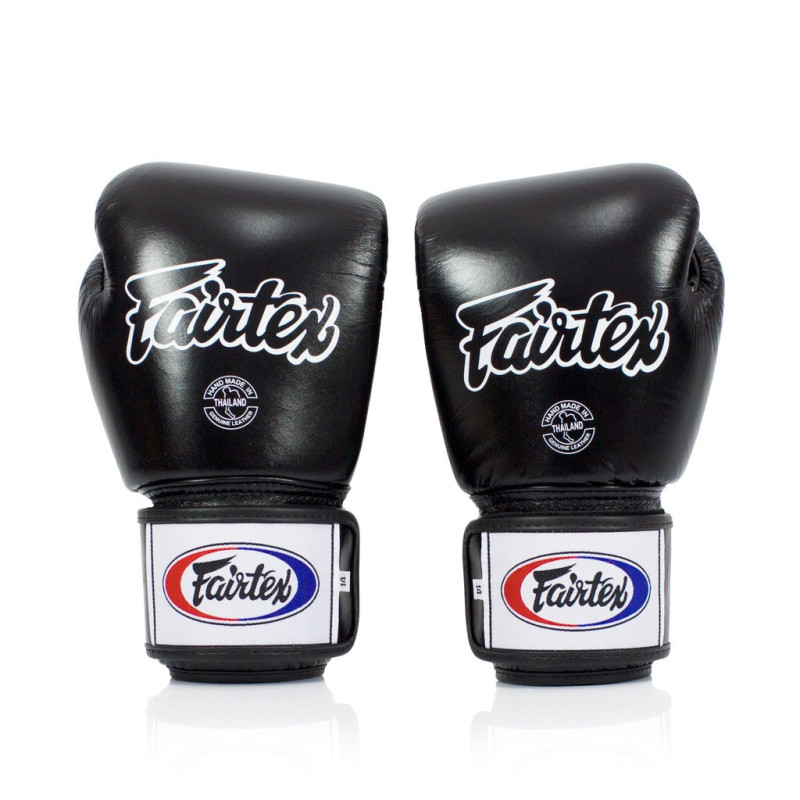 Боксерські рукавиці Fairtex BGV1 Black 18 унцій (бинти в комплекті)