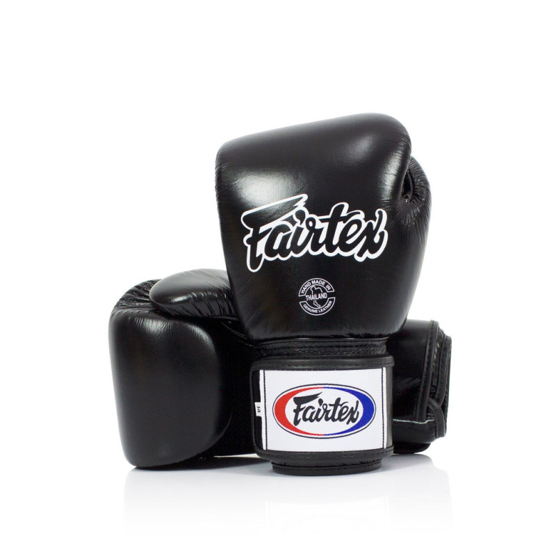 Боксерські рукавиці Fairtex BGV1 Black 18 унцій (бинти в комплекті)