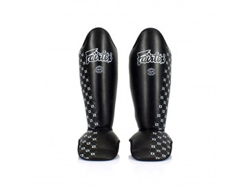 Захист гомілки та стопи Fairtex SP5 Shin Pads Black XL