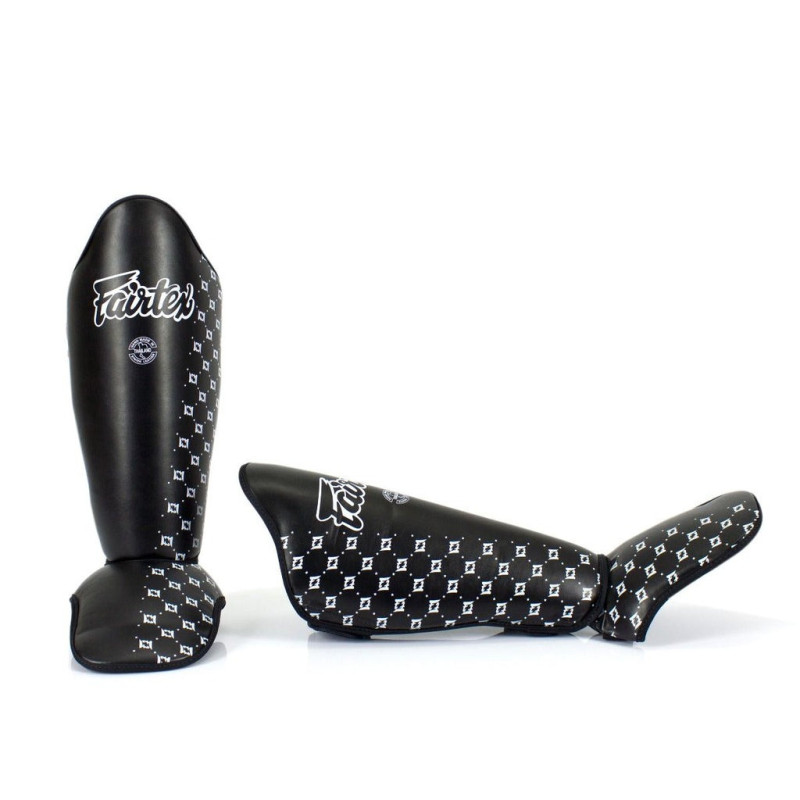 Захист гомілки та стопи Fairtex SP5 Shin Pads Black XL
