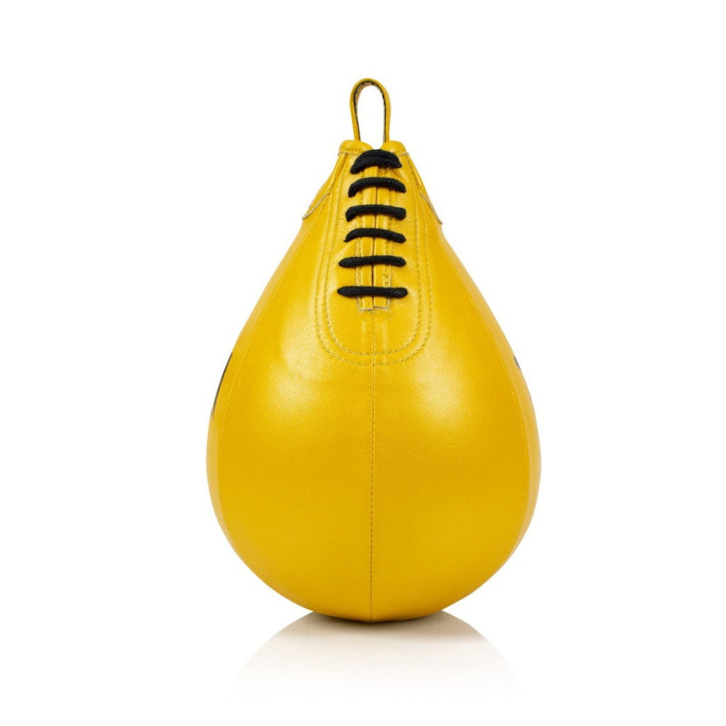 Пневмогруша боксерська Fairtex SB1 Yellow, Штучна шкіра, Висота 30 см, Жовтий