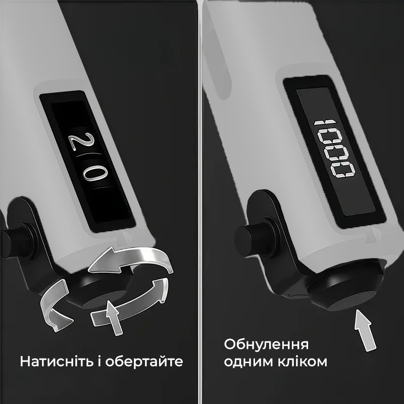 Еспандер кистьовий з лічильником PowerPlay PP-4403 з регульованим навантаженням 10-100 кг. Синій