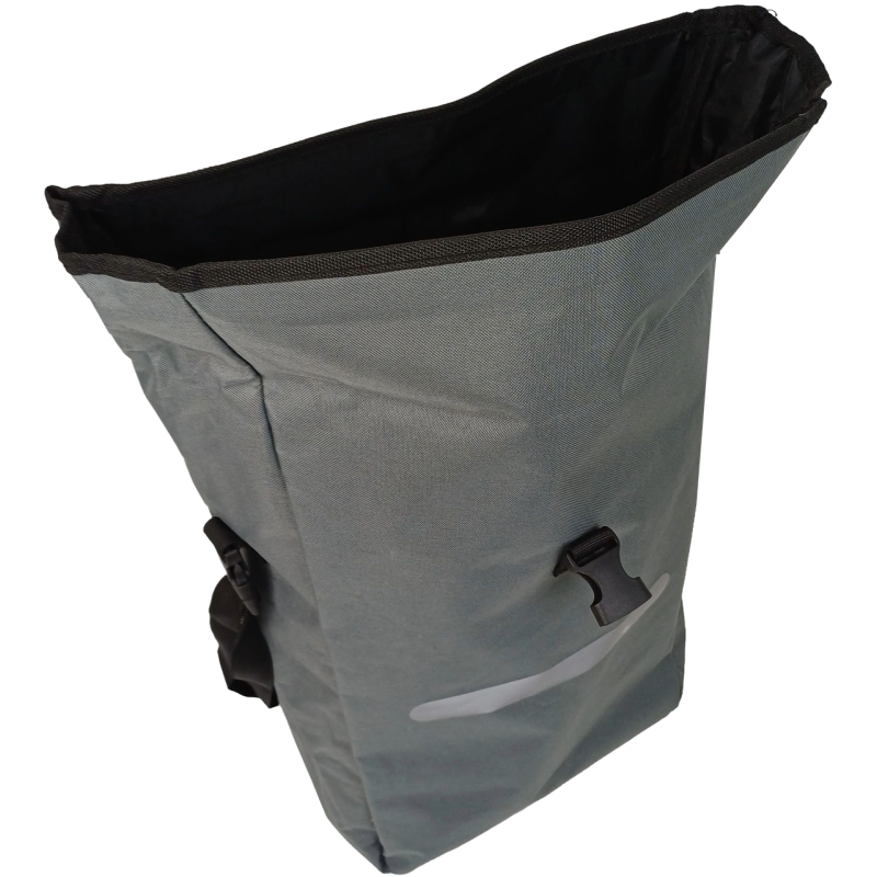 Велосипедная сумка на багажник с дождевиком 22L Bikemate серая