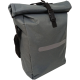 Велосипедная сумка на багажник с дождевиком 22L Bikemate серая