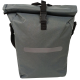 Велосипедная сумка на багажник с дождевиком 22L Bikemate серая