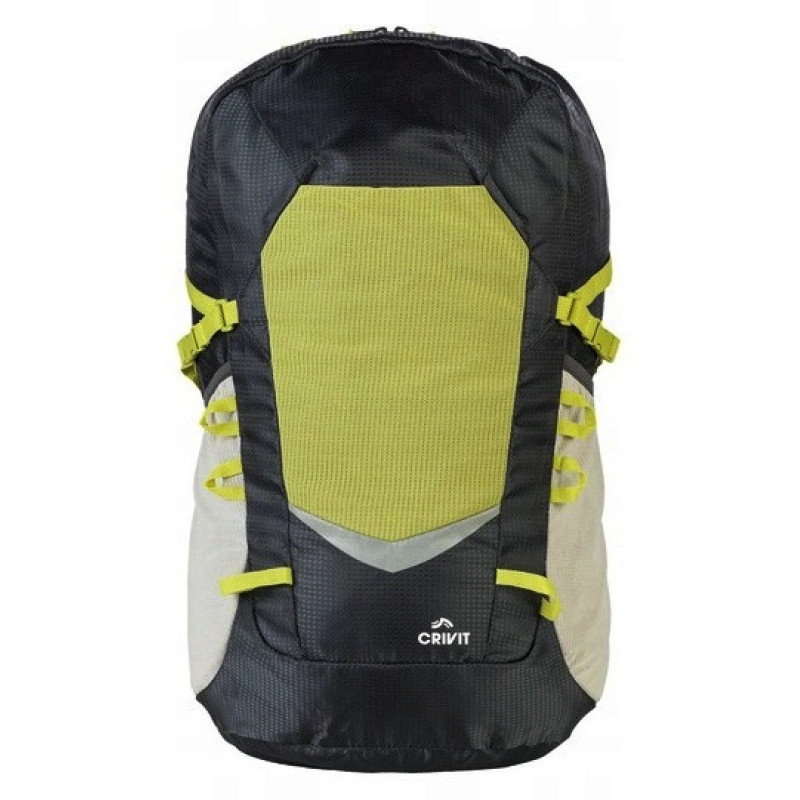 Спортивный рюкзак с дождевиком 30L Crivit черный с желтым