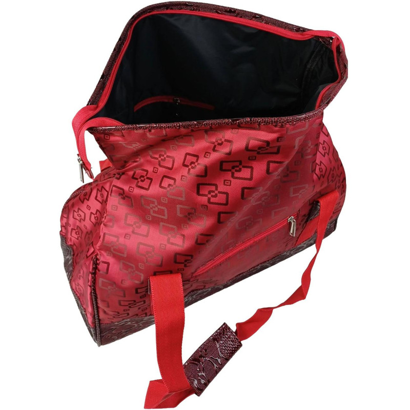 Дорожная сумка, саквояж 25L Wallaby красный квадраты