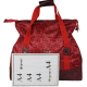 Дорожная сумка, саквояж 25L Wallaby красный квадраты