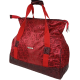 Дорожная сумка, саквояж 25L Wallaby красный квадраты