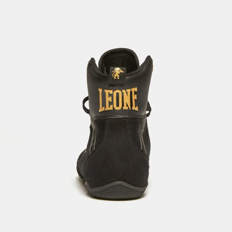 Боксерки (боксерське взуття) Leone CL110 PREMIUM Black, Розмір 45, Поліуретан, Чорний