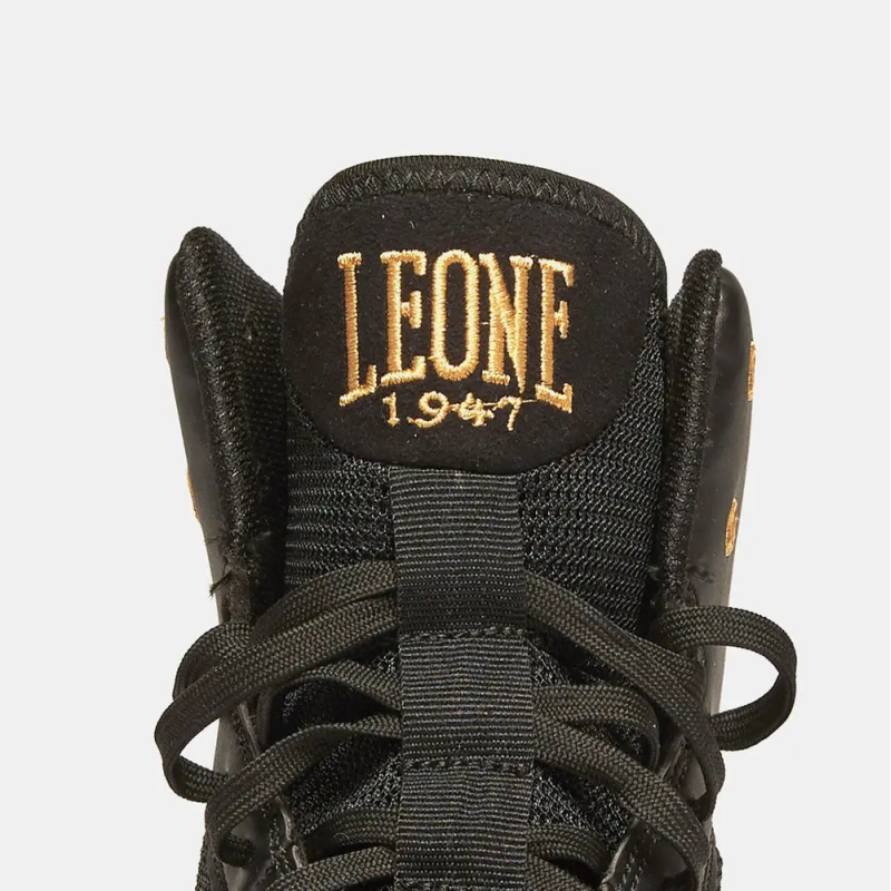 Боксерки (боксерське взуття) Leone CL110 PREMIUM Black, Розмір 45, Поліуретан, Чорний