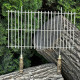 Нержавеющая решетка-гриль Mzavod с двумя мраморными ручками