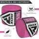 Бинти для боксу RDX Hand Wraps Pink (2.5м.)