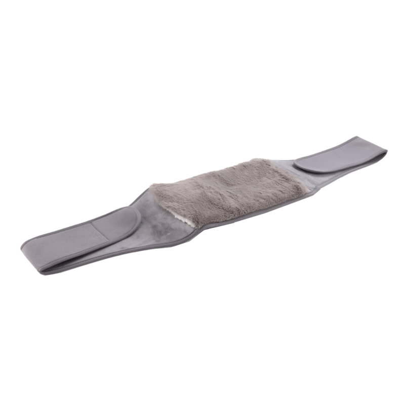 Пояс-грілка з водяною грілкою HOME CREATION Premium 1,2 л, сірий, для живота та спини