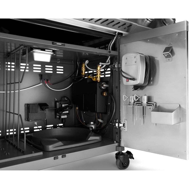 Газовий гриль Napoleon Prestige PRO 500 Connected з бічною конфоркою Sizzle Zone та вертілем нерж сталь PRO500VXRSIBPSS Код: 013841