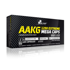 Аргинин, AAKG 1250 Extreme Mega Caps, OLIMP, 120 капсул