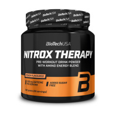 Передтренувальний комплекс, Nitrox Therapy, BioTech, 340 г (Тропічні фрукти)