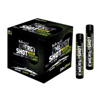Передтренувальний комплекс, Energy Shot, BioTech, 20 × 25 мл (Лимон)