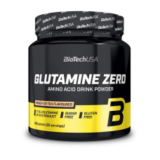 Глютамін, Glutamine Zero, BioTech, 300 г (Лимон)