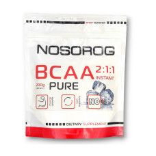 BCAA, BCAA 2:1:1, NOSOROG, 200 г (Без вкуса)