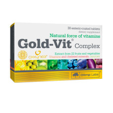 Витамины и минералы, Gold-Vit Complex, OLIMP, 30 таблеток