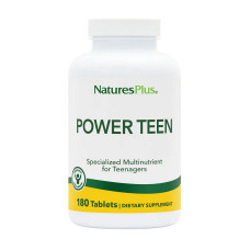 Витамины и минералы, Power Teen, Natures Plus, 180 таблеток