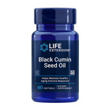 Добавка для здоровья, Black Cumin Seed Oil, Life Extension, 60 капсул