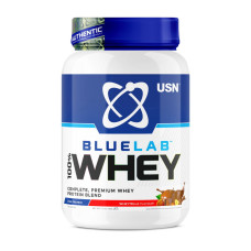 Сывороточный протеин, Blue Lab 100% Whey, USN, 908 г (Шоколадно-ореховая паста)