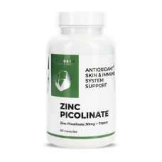 Цинк, Zinc Picolinate, Progress Nutrition, 60 капсул