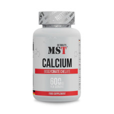 Кальций, Calcium Bisglycinate Chelate 600 mg, MST, 90 таблеток