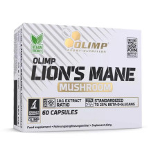 Добавка для здоровья, Lion`s Mane Mushroom, OLIMP, 60 капсул