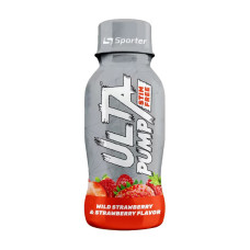 Предтренировочный комплекс, Ultra Pump Shot Stim Free, Sporter (Земляника с клубникой)