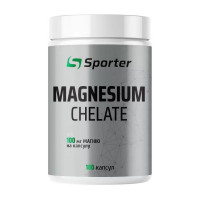 Магній, Magnesium Chelate 100 mg, Sporter, 180 капсул